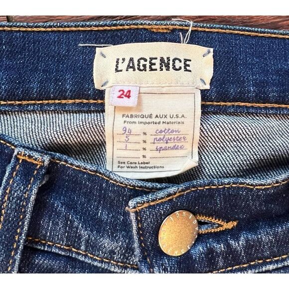 L’Agence Sada Denim Skinny Jean Size 24 - Picture 5 of 6